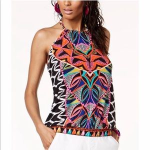 Trina Turk INC printed halter top from Macy’s